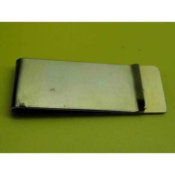 Engravable Plain Money Clip Stainless Steel Gold Tone Credit Card Cash - Picture 6 of 9